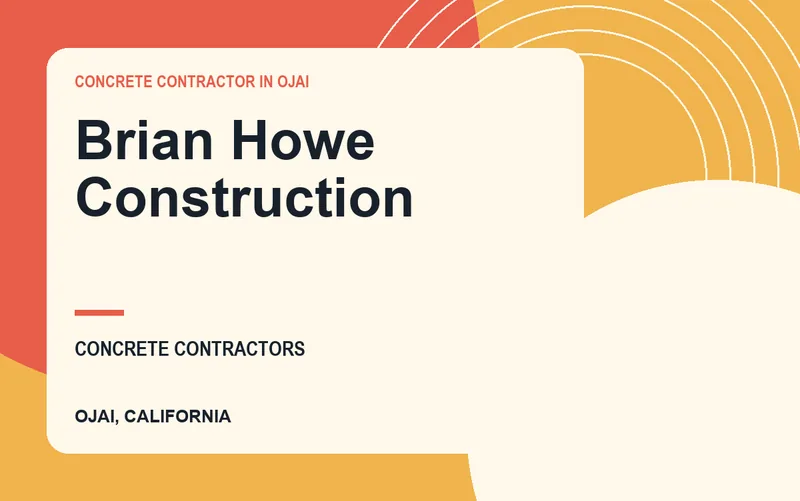 Brian Howe Construction in Ojai, California