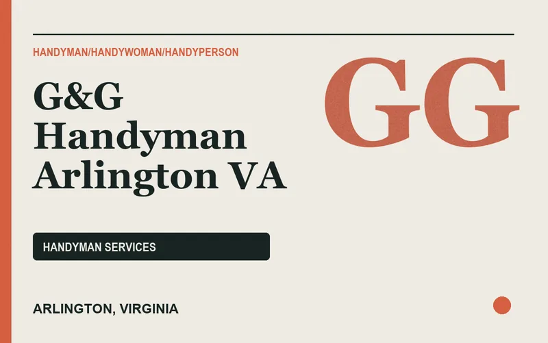 G&G Handyman Arlington VA in Arlington, Virginia