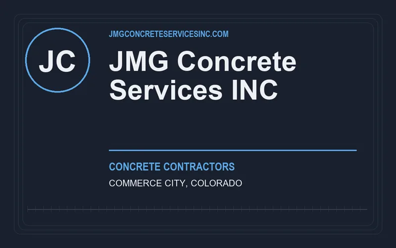 JMG Concrete Services INC in Commerce City, Colorado