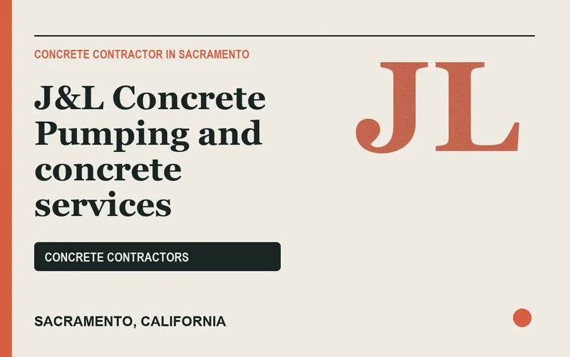 J&L Concrete Pumping and concrete services in Sacramento, California