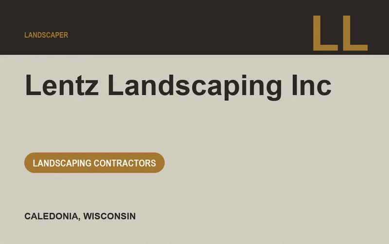 Lentz Landscaping Inc in Caledonia, Wisconsin