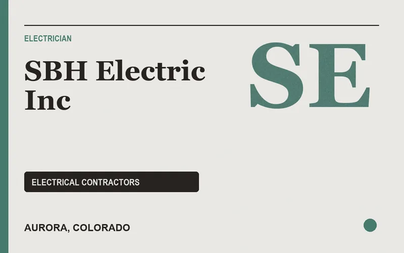 SBH Electric Inc in Aurora, Colorado