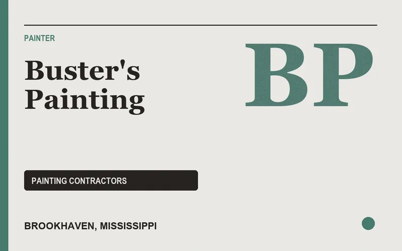 Buster's Painting in Brookhaven, Mississippi