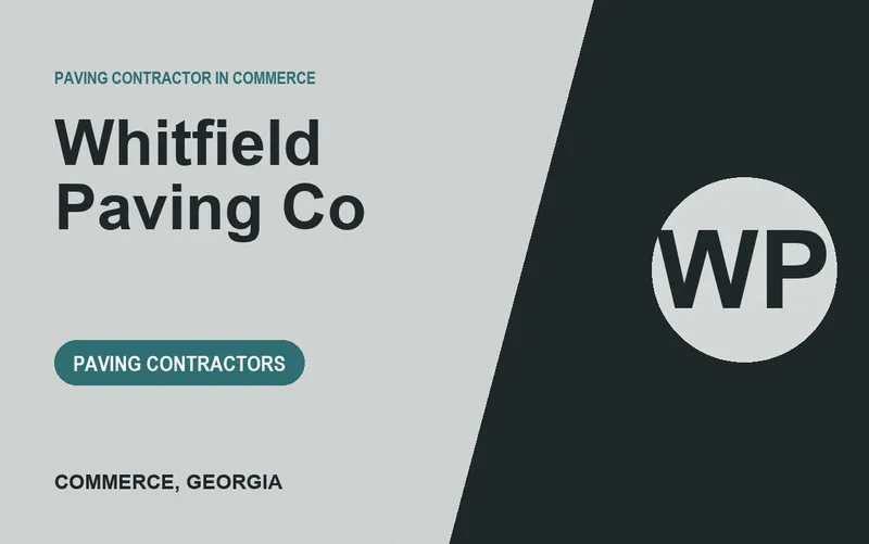 Whitfield Paving Co in Commerce, Georgia