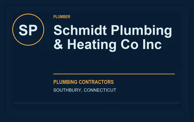 Schmidt Plumbing & Heating Co Inc in Southbury, Connecticut