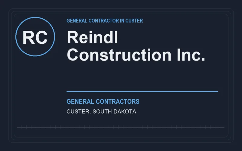 Reindl Construction Inc. in Custer, South Dakota