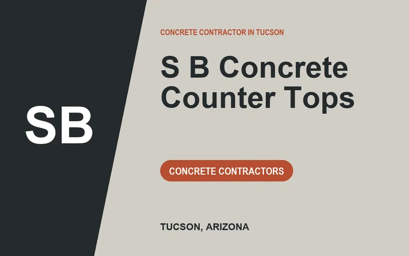 S B Concrete Counter Tops in Tucson, Arizona