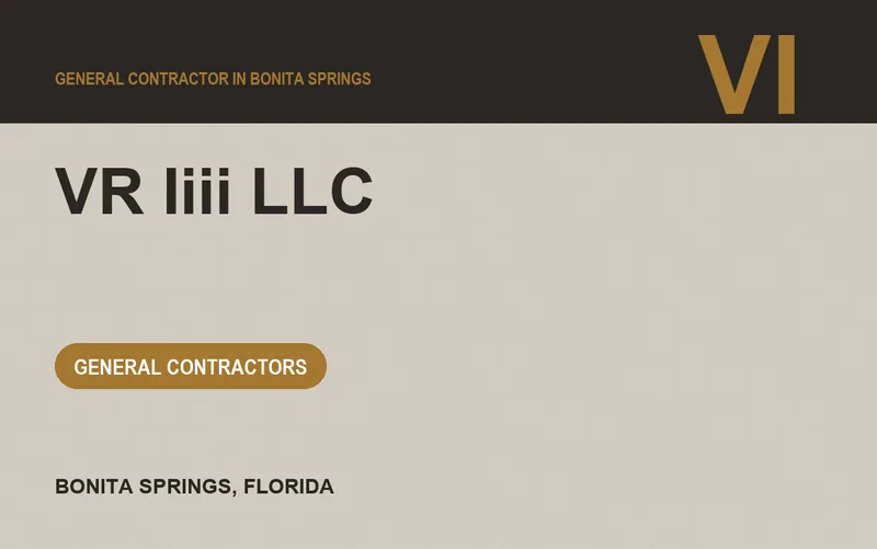 VR Iiii LLC in Bonita Springs, Florida