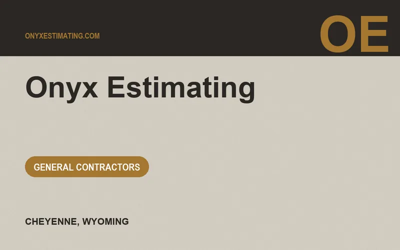 Onyx Estimating in Cheyenne, Wyoming