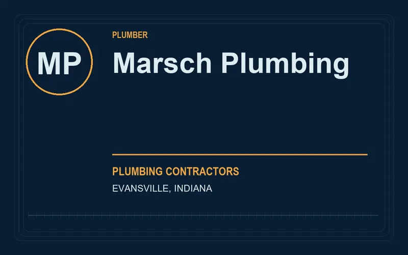 Marsch Plumbing in Evansville, Indiana