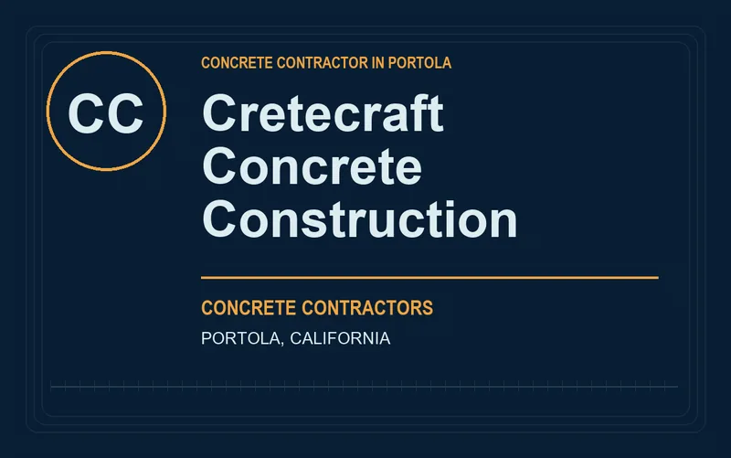 Cretecraft Concrete Construction in Portola, California