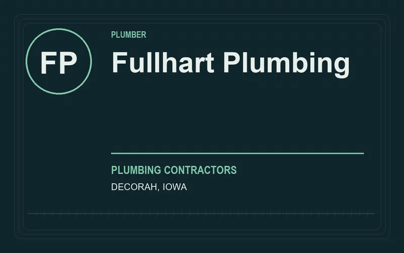 Fullhart Plumbing in Decorah, Iowa