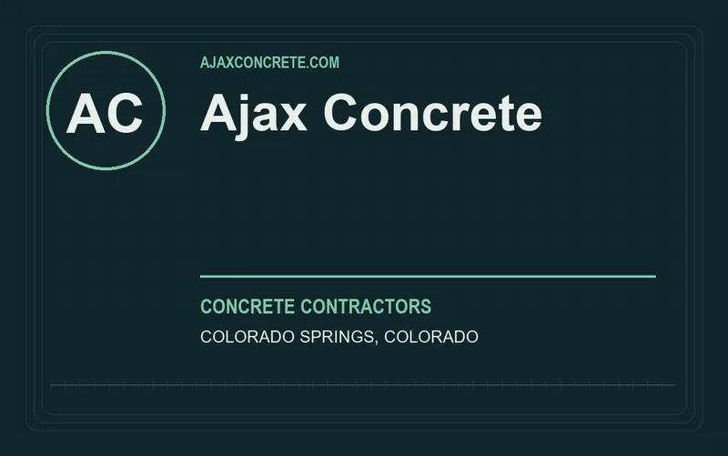 Ajax Concrete in Colorado Springs, Colorado