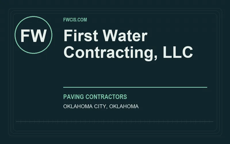 First Water Contracting, LLC in Oklahoma City, Oklahoma