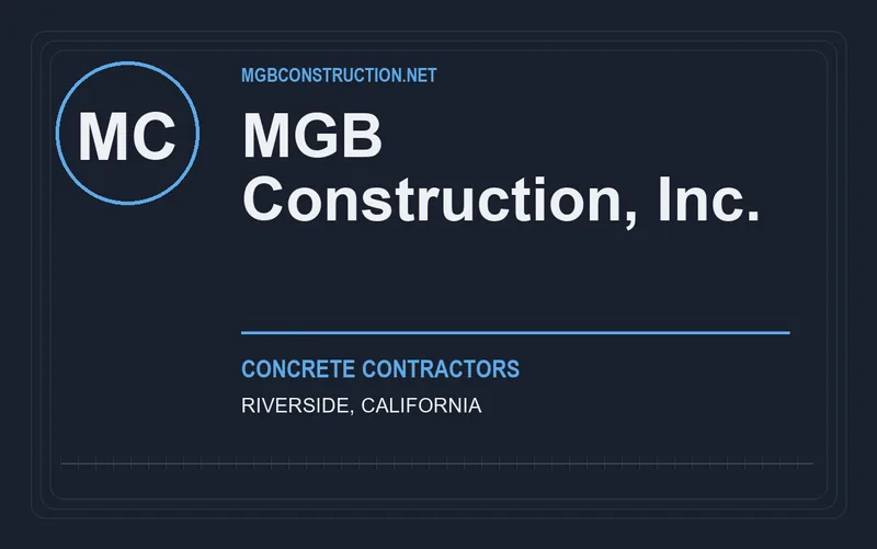 MGB Construction, Inc. in Riverside, California