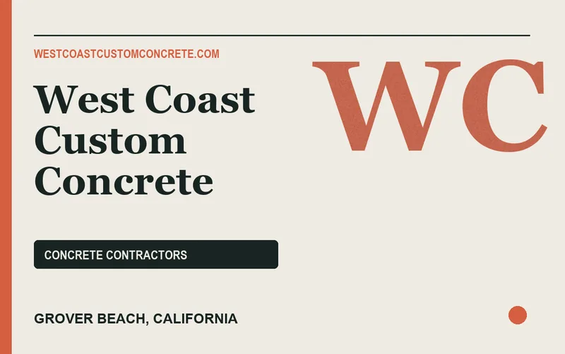 West Coast Custom Concrete in Grover Beach, California