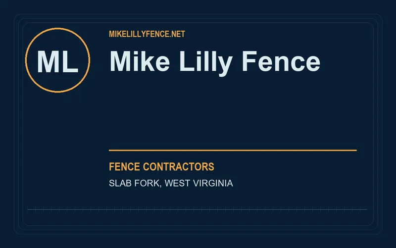 Mike Lilly Fence in Slab Fork, West Virginia