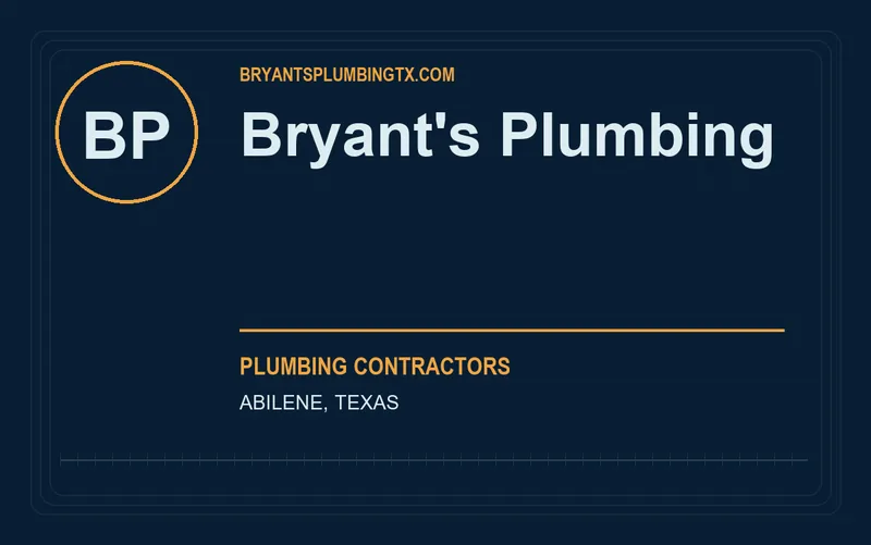 Bryant's Plumbing in Abilene, Texas