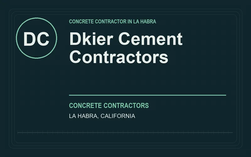 Dkier Cement Contractors in La Habra, California
