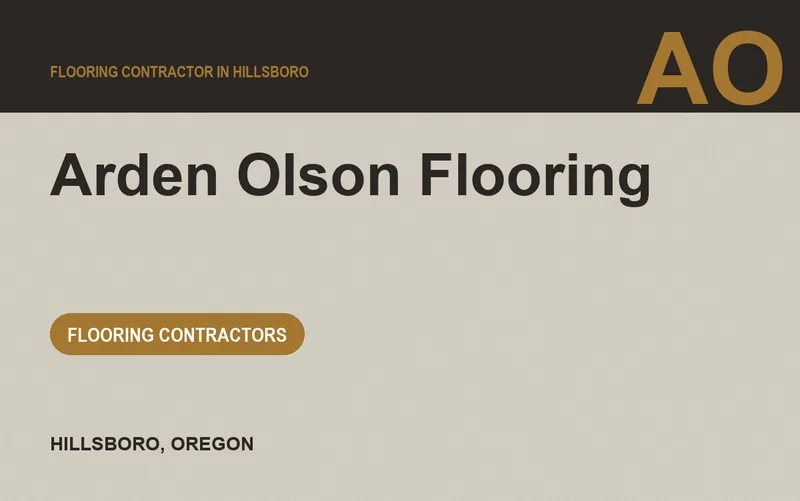 Arden Olson Flooring in Hillsboro, Oregon