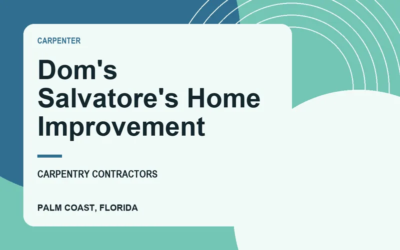 Dom's Salvatore's Home Improvement in Palm Coast, Florida
