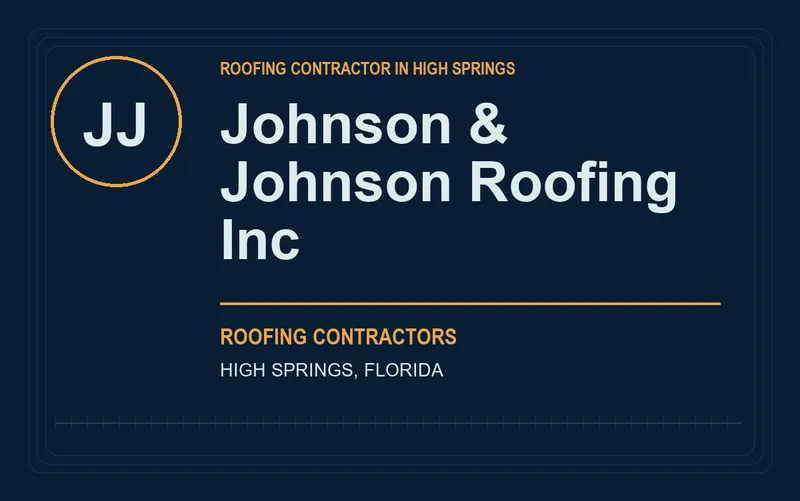 Johnson & Johnson Roofing Inc in High Springs, Florida
