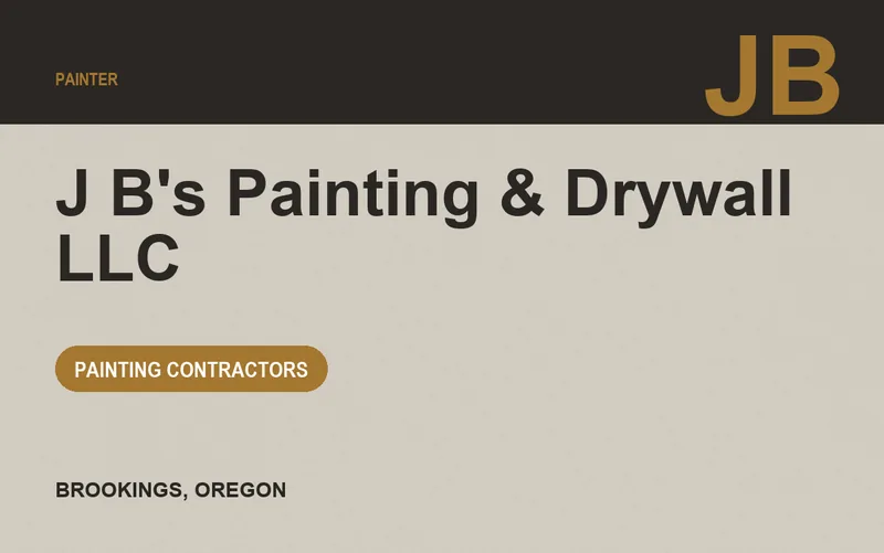 J B's Painting & Drywall LLC in Brookings, Oregon
