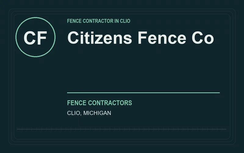 Citizens Fence Co in Clio, Michigan
