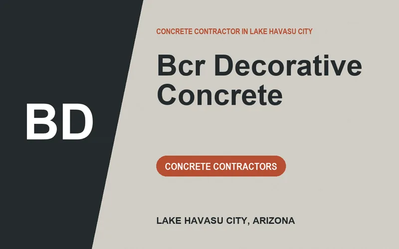 Bcr Decorative Concrete in Lake Havasu City, Arizona