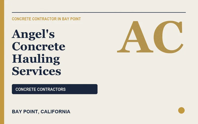 Angel's Concrete Hauling Services in Bay Point, California