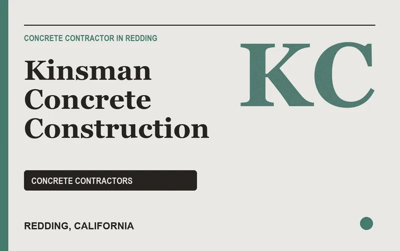 Kinsman Concrete Construction in Redding, California