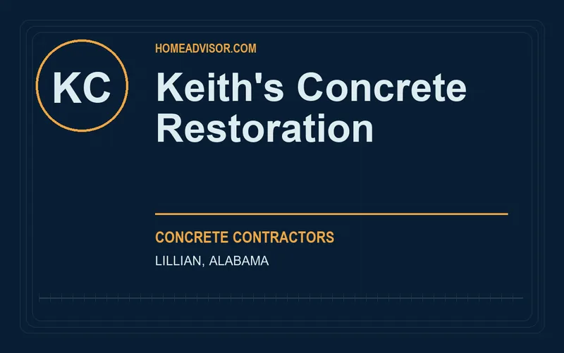 Keith's Concrete Restoration in Lillian, Alabama