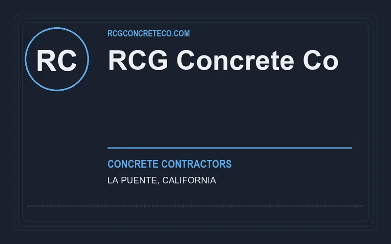 RCG Concrete Co in La Puente, California