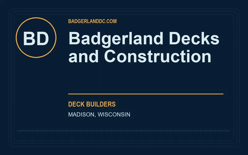 Badgerland Decks and Construction in Madison, Wisconsin