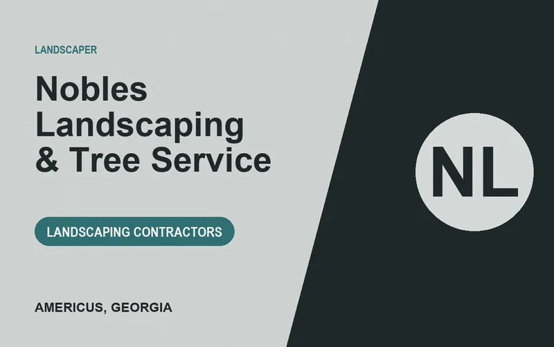 Nobles Landscaping & Tree Service in Americus, Georgia