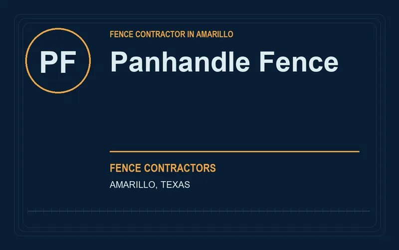 Panhandle Fence in Amarillo, Texas