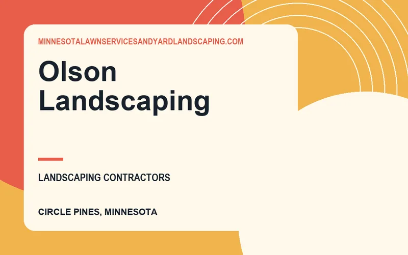 Olson Landscaping in Circle Pines, Minnesota