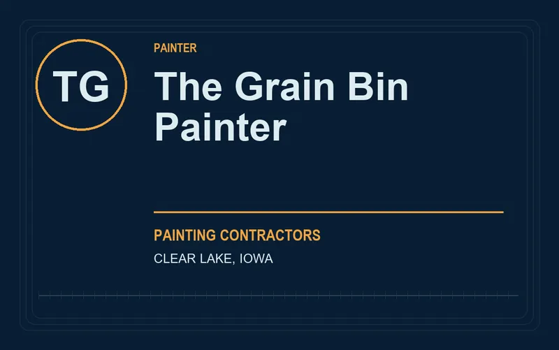The Grain Bin Painter in Clear Lake, Iowa