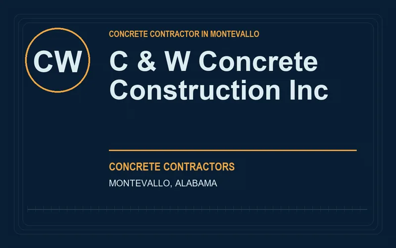 C & W Concrete Construction Inc in Montevallo, Alabama