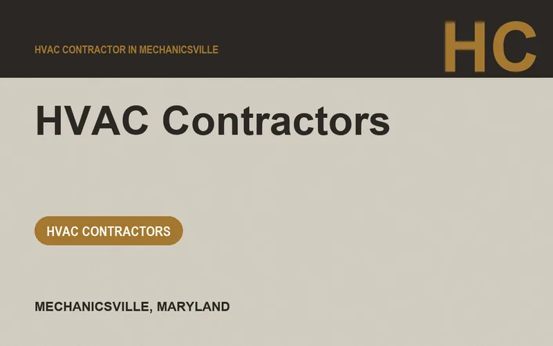 HVAC Contractors in Mechanicsville, Maryland