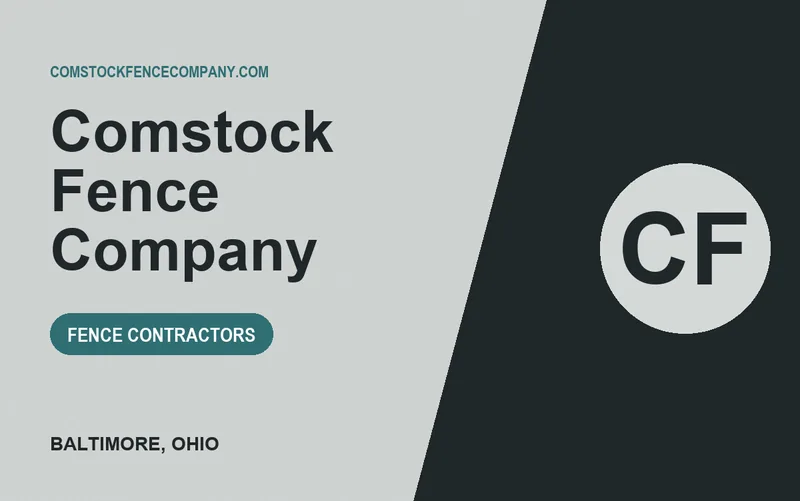 Comstock Fence Company in Baltimore, Ohio