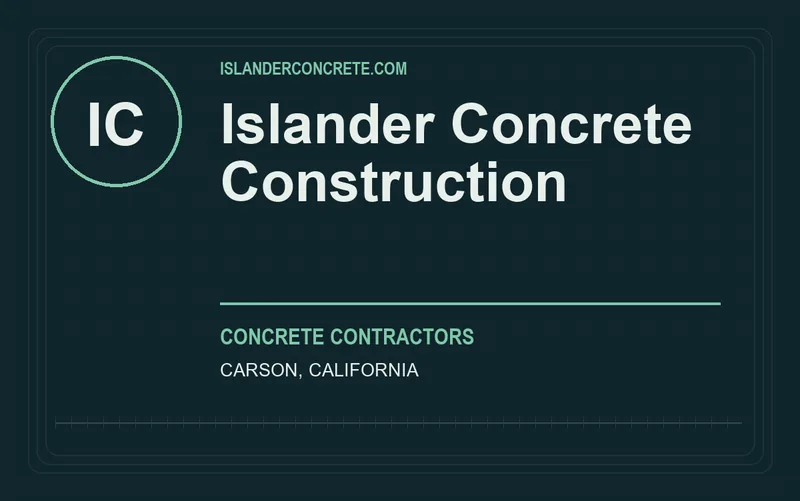 Islander Concrete Construction in Carson, California