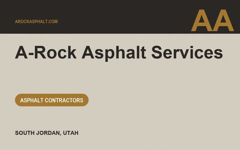 A-Rock Asphalt Services in South Jordan, Utah