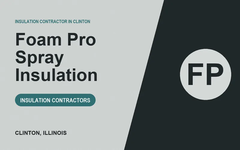 Foam Pro Spray Insulation in Clinton, Illinois