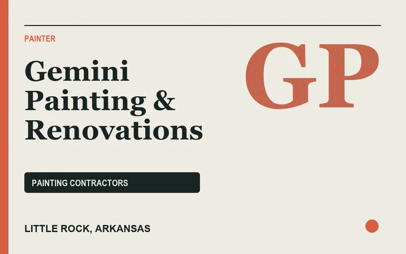 Gemini Painting & Renovations in Little Rock, Arkansas