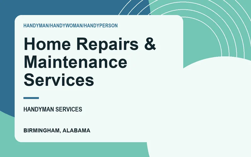 Home Repairs & Maintenance Services in Birmingham, Alabama