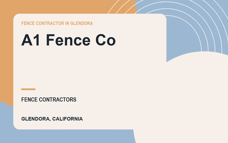 A1 Fence Co in Glendora, California