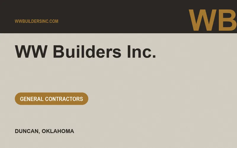 WW Builders Inc. in Duncan, Oklahoma