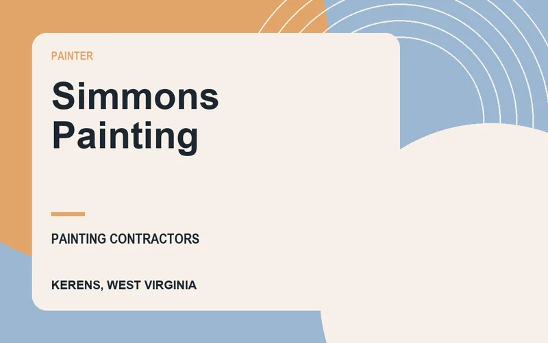 Simmons Painting in Kerens, West Virginia