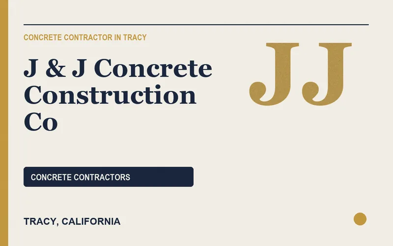 J & J Concrete Construction Co in Tracy, California
